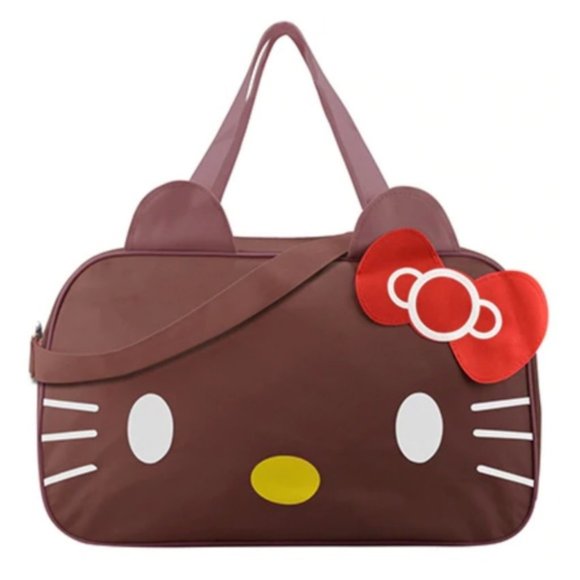 Handbags - Hello Kitty Chocolate Weekender Tote Duffle Bag